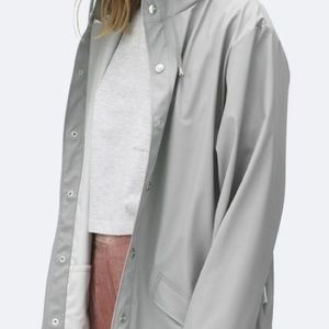 RAINS Unisex Long Rain Jacket #1202 $125 NWT